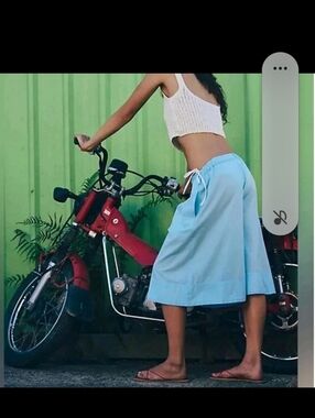 "NWOT, Free-est By "Free People, "Menorca Slouchy Capri Shorts"